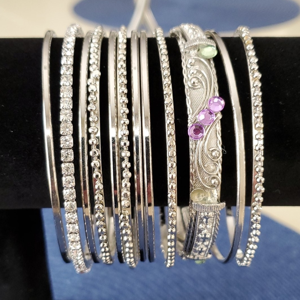 Lenox Bracelets, Set of 12 Bangles